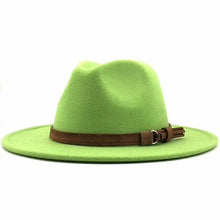 Load image into Gallery viewer, White fedora hat