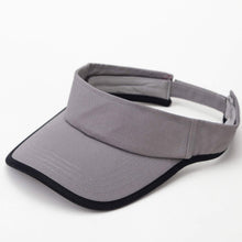Load image into Gallery viewer, Grey visor hat
