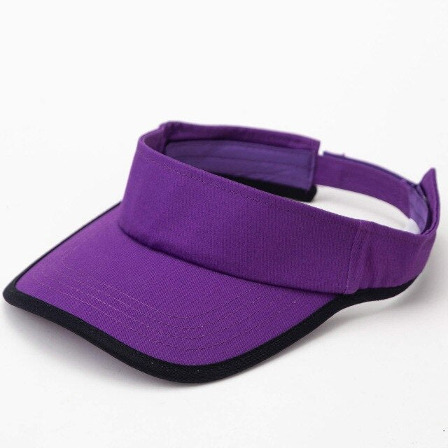 Grey visor hat