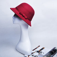 Load image into Gallery viewer, Black cloche hat

