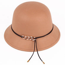Load image into Gallery viewer, Red cloche hat
