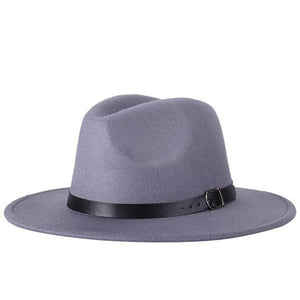 Black fedora hat