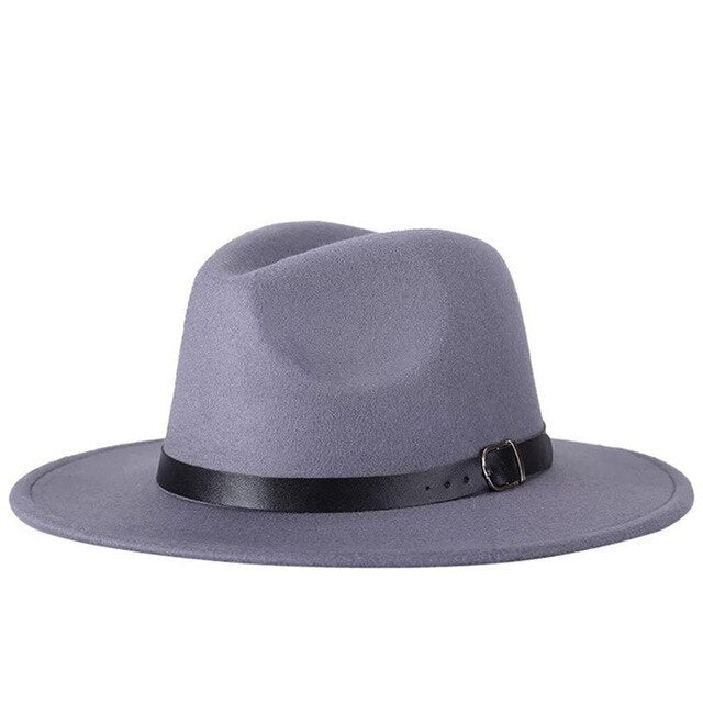 Black fedora hat