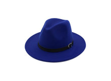 Load image into Gallery viewer, Black fedora hat
