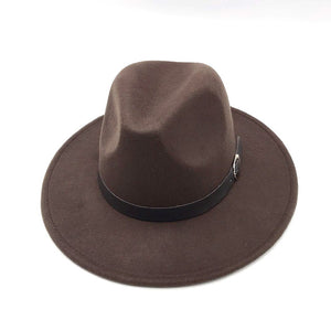 Black fedora hat