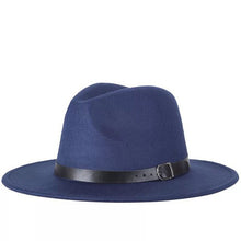 Load image into Gallery viewer, Grey fedora hat
