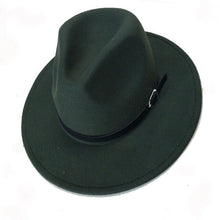 Load image into Gallery viewer, Grey fedora hat
