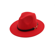 Load image into Gallery viewer, Dark blue fedora hat
