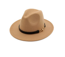 Load image into Gallery viewer, Dark blue fedora hat
