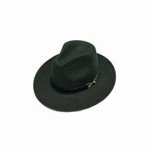 Load image into Gallery viewer, Dark blue fedora hat
