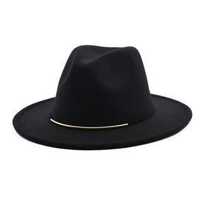 Brown fedora hat