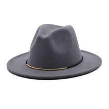 Load image into Gallery viewer, Brown fedora hat
