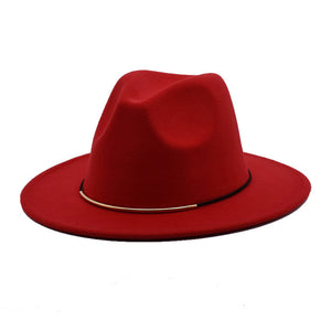Brown fedora hat