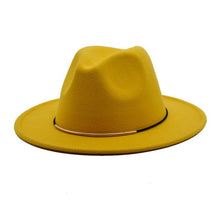 Load image into Gallery viewer, Brown fedora hat
