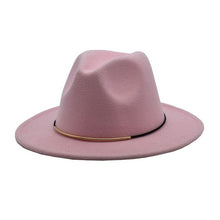 Load image into Gallery viewer, Brown fedora hat
