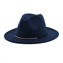 Load image into Gallery viewer, Brown fedora hat
