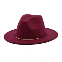 Load image into Gallery viewer, Brown fedora hat
