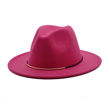 Load image into Gallery viewer, Brown fedora hat
