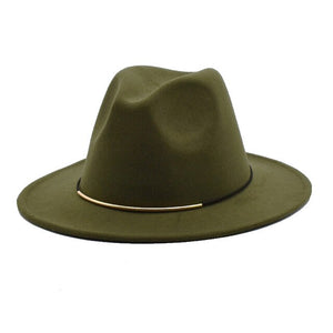 Brown fedora hat