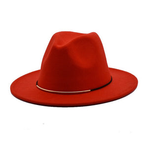 Brown fedora hat