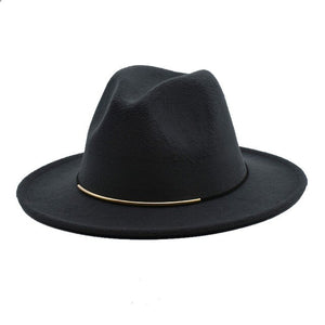 Brown fedora hat