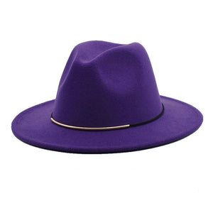 Brown fedora hat