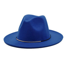 Load image into Gallery viewer, Brown fedora hat
