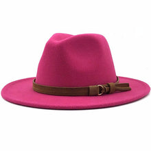 Load image into Gallery viewer, White fedora hat
