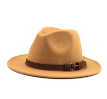 Load image into Gallery viewer, White fedora hat
