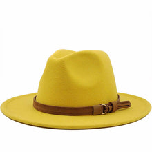 Load image into Gallery viewer, White fedora hat
