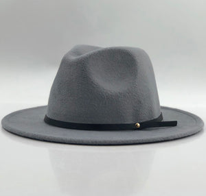 Blue fedora hat