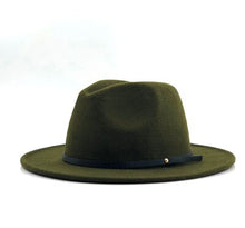 Load image into Gallery viewer, Blue fedora hat
