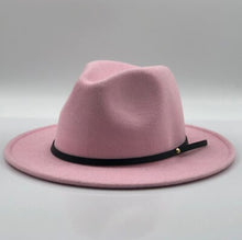 Load image into Gallery viewer, Blue fedora hat
