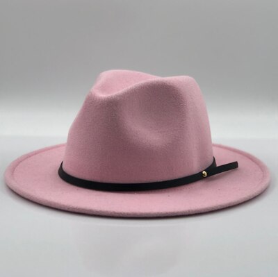 Blue fedora hat