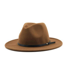 Load image into Gallery viewer, Blue fedora hat
