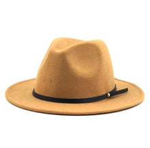 Load image into Gallery viewer, Blue fedora hat
