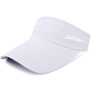 Dark blue visor hat