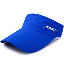 Load image into Gallery viewer, Dark blue visor hat
