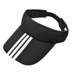 Black visor hat