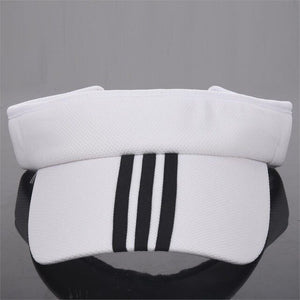 Red visor hat