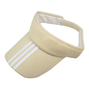 Red visor hat